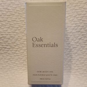 Oak Essentials Dew Body Oil New In Box
